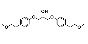 Metoprolol Dimer; Metoprolol Bis Propanol; 1,3-bis[4-(2-Methoxyethyl) phenoxy]propan-2-ol; 230975-30-1