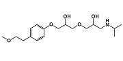 Metoprolol EP Impurity J; 1-[2-Hydroxy-3-[(1-methylethyl)amino]propoxy]-3-[4-(2-methoxyethyl)phenoxy]propan-2-ol  |  163685-37-8