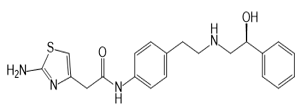 2-(2-Amino-1,3-thiazol-4-yl)-N-[4-[2-[[(2S)-2-hydroxy-2-phenylethyl]amino]ethyl]phenyl]acetamide CAS: 1796931-48-0
