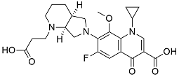 Moxifloxacin acrylic acid adduct; 7-((4aS,7aS)-1-(2-carboxyethyl)hexahydro-1H-pyrrolo[3,4-b]pyridin-6(2H)-yl)-1-cyclopropyl-6-fluoro-8-methoxy-4-oxo-1,4-dihydroquinoline-3-carboxylic acid