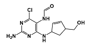 Abacavir Impurity 1 ; N-(2-amino-4-chloro-6-((-4-(hydroxymethyl)cyclopent-2-en-1-yl)amino)pyrimidin-5-yl)formamide  |  171887-04-0