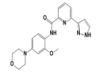 N-(2-methoxy-4-morpholinophenyl)-6-(1H-pyrazol-3-yl)picolinamide,  CAS:1042673-20-0