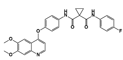 N-(4-((6,7-dimethoxyquinolin-4-yl)oxy)phenyl)-N-(4-fluorophenyl)cyclopropane-1,1-dicarboxamide