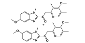 N-Methyl Omeprazole (Mixture of Isomers); 5-Methoxy-2-[[(4-methoxy-3,5-dimethyl-2-pyridinyl)methyl]sulfinyl]-1-methyl-1H-benzimidazole+6-Methoxy-2-[[(4-methoxy-3,5-dimethyl-2-pyridinyl)methyl]sulfinyl]-1-methyl-1H-benzimidazole;