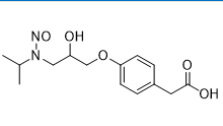 N-Nitroso Atenolol Impurity G ;2-(4-(2-hydroxy-3-(isopropyl(nitroso)amino)propoxy)phenyl)acetic acid