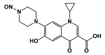 N-Nitroso Ciprofloxacin Impurity F ;;; 1-cyclopropyl-6-hydroxy-7-(4-nitrosopiperazin-1-yl)-4-oxo-1,4-dihydroquinoline-3-carboxylic acid