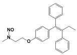 N-Nitroso Desmethyl Tamoxifen; (Z)-N-(2-(4-(1,2-diphenylbut-1-en-1-yl)phenoxy)ethyl)-N-methylnitrous amide