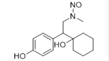 N-Nitroso Desvenlafaxine Impurity ; N-(2-(1-hydroxycyclohexyl)-2-(4-hydroxyphenyl)ethyl)-N-methylnitrous amide