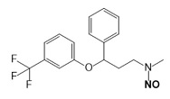 N-Nitroso Fluoxetine EP Impurity C; N-methyl-N-(3-phenyl-3-(3-(trifluoromethyl)phenoxy)propyl)nitrous amide