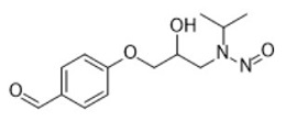 N-Nitroso Metoprolol EP Impurity C; N-(3-(4-formylphenoxy)-2-hydroxypropyl)-N-isopropylnitrous amide