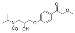 N-Nitroso Metoprolol EP Impurity T; N-(2-hydroxy-3-(4-(2-methoxyacetyl)phenoxy)propyl)-N-isopropylnitrous amide