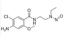 N-Nitroso N-Desethyl Metoclopramide ;4-Amino-5-chloro-N-(2-(ethyl(nitroso)amino)ethyl)-2-methoxybenzamide |