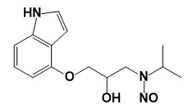 N-Nitroso Pindolol; N-(3-((1H-indol-4-yl)oxy)-2-hydroxypropyl)-N-isopropylnitrous amide