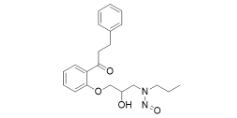 N-Nitroso Propafenone ;N-(2-hydroxy-3-(2-(3-phenylpropanoyl)phenoxy)propyl)-N-propylnitrous amide