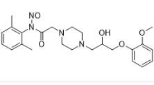 N-Nitroso-Ranolazine ; N-(2,6-dimethylphenyl)-2-(4-(2-hydroxy-3-(2-methoxyphenoxy)propyl)piperazin-1-yl)-N-nitrosoacetamide |