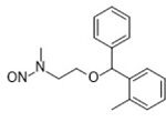 N-Nitroso desmethyl Orphenadrine; N-methyl-N-(2-(phenyl(o-tolyl)methoxy)ethyl)nitrous amide
