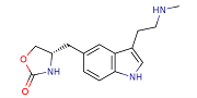 Zolmitriptan Related Compound A; N-Desmethyl Zolmitriptan; (S)-4-({3-[2-(Methylamino)ethyl]-1H-indol-5-yl}methyl)oxazolidin-2-one