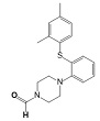 N formyl vortioxetine; 4-(2-((2,4-dimethylphenyl)thio)phenyl)piperazine-1-carbaldehyde; 2135576-73-5