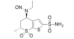 N-nitroso-Dorzolamide;(4R,6R)-4-(ethyl(nitroso)amino)-6-methyl-5,6-dihydro-4H-thieno[2,3-b]thiopyran-2-sulfonamide 7,7-dioxide