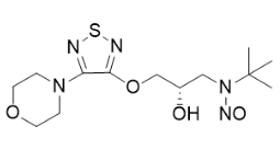 N-nitroso-Timolol ;(S)-N-(tert-butyl)-N-(2-hydroxy-3-((4-morpholino-1,2,5-thiadiazol-3-yl)oxy)propyl)nitrous amide