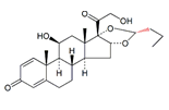 Budesonide (22R)-Isomer ;Dexbudesonide ; (11β,16α)-16,17-[(1R)-Butylidenebis(oxy)]-11,21-dihydroxypregna-1,4-diene-3,20-dione  |  51372-29-3