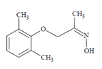 Mexiletine Impurity II;  1-(2',6'-dimethylphenoxy)-2-propanone oxime
