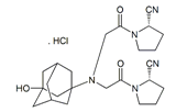 Vildagliptin Dimer Impurity ;Vildagliptin Tertiary-Amine Impurity ;(2S,2'S)-1,1'-[[(3-Hydroxytricyclo[3.3.1.1(3,7)]dec-1-yl)imino]bis(1-oxo-2,1-ethanediyl)]di(2-pyrrolidinecarbonitrile) hydrochloride  |  1036959-23-5