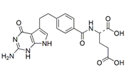 Pemetrexed Diacid ;Pemetrexed ;N-[4-[2-(2-Amino-4,7-dihydro-4-oxo-1H-pyrrolo[2,3-d]pyrimidin-5-yl)ethyl]benzoyl]-L-glutamic acid  |  137281-23-3