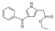 Ketorolac 3-Benzoylpyrrole Ester Impurity ;3-Benzoyl-5-(ethoxycarbonyl)methyl-pyrrole