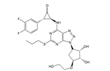Ticagrelor DP6 ;(2S,3S)-2-(3,4-Difluorophenyl)-3-(3-((1S,2S,3S,4S)-2,3-dihydroxy-4-(2-hydroxyethoxy)cyclopentyl)-5-(propylthio)-3H-[1,2,3]triazolo[4,5-d]pyrimidin-7-ylamino)cyclopropan