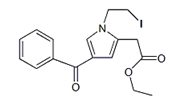 Ketorolac 3-Benzoylpyrrole Iodo Ester Impurity ;3-Benzoyl-5-(ethoxycarbonyl)methyl-N-(2-iodoethyl)pyrrole