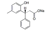 Tolterodine Propanoic Acid (R)-Isomer Sodium Salt ;(R)-Tolterodine Propionic Acid Impurity ;(R)-3-(2-Hydroxy-5-methylphenyl)-3-phenylpropanoic acid sodium salt