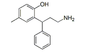 Tolterodine Propylamine Racemate ; Tolterodine Propylamine Impurity Racemate ;rac-Didesisopropyl Tolterodine ;Tolterodine Didesisopropyl Impurity Racemate ;3-(2-Hydroxy-5-methylphenyl)-3-phenylpropylamine  |  1189501-90-3