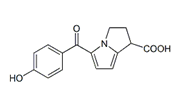 Ketorolac 4-Hydroxy Metabolite ;(1RS)-5-(4-Hydroxybenzoyl)-2,3-dihydro-1H-pyrrolizine-1-carboxylic acid  |  111930-01-9