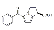 Ketorolac R-Isomer ;(1R)-5-Benzoyl-2,3-dihydro-1H-pyrrolizine-1-carboxylic acid ; (+)-Ketorolac ;(R)-(+)-Ketorolac  |  66635-93-6