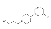 Trazodone Hydroxypropyl Impurity ;1-(3-Chlorophenyl)-4-(3-hydroxypropyl)piperazine  |  32229-98-4