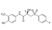 Bicalutamide R-Isomer ;(R)-Bicalutamide ;(2R)-N-[4-Cyano-3-(trifluoromethyl)phenyl]-3-[(4-fluorophenyl)sulfonyl]-2-hydroxy-2-methylpropanamide   |  113299-40-4