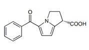 Ketorolac S-Isomer ;(1S)-5-Benzoyl-2,3-dihydro-1H-pyrrolizine-1-carboxylic acid ; (-)-Ketorolac ;(S)-(-)-Ketorolac  |  66635-92-5