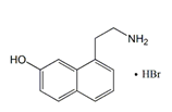 Agomelatine Desacetyl Desmethyl Impurity ; 8-(2-Aminoethyl)naphthalen-2-ol hydrobromide  |  148018-62-6