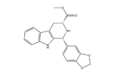 (1R,3R)-Methyl-1,2,3,4-tetrahydro-1-(3,4- methylenedioxyphenyl)-9H-pyrido[3,4- b]indole-3-carboxamide  |  171596-41-1