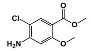 Metoclopramide Intermediate chloro Isomer-1; Methyl 4-amino-5-chloro-2-methoxybenzoate  |  20896-27-9
