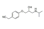 Atenolol Impurity 6; Atenolol Impurity H ; 2-[4-[(2RS)-2-hydroxy-3-[(1-methylethyl)amino]propoxy]phenyl]acetonitrile | 29277-73-4