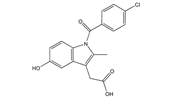 Indomethacin O-Desmethyl Impurity ; 1-(4-Chlorobenzoyl)-5-hydroxy-2-methyl-1H-indole-3-acetic Acid  |  2504-32-7
