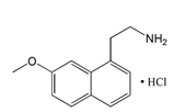 Agomelatine Desacetyl Impurity ;2-(7-Methoxynaphthalen-1-yl)ethanamine hydrochloride  |  138113-09-4
