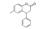 Tolterodine Dihydro Benzopyranone Impurity ; 6-Methyl-4-phenylchroman-2-one (USP) ;6-Methyl-4-phenyl-3,4-dihydro-1-benzopyran-2-one  |  40546-94-9