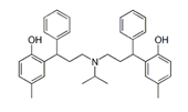 Tolterodine Dimer (USP) ;2-(3-((3-(2-Hydroxy-5-methylphenyl)-3-phenylpropyl)(isopropyl)amino)-1-phenylpropyl)-4-methylphenol ;2,2'-[[(1-Methylethyl)imino]bis(1-phenyl-3,1-propanediyl)]bis[4-methylphenol]  |  854306-72-2