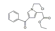 Ketorolac 3-Benzoylpyrrole Chloro Ester Impurity ;3-Benzoyl-5-(ethoxycarbonyl)methyl-N-(2-chloroethyl)pyrrole