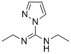 N,N'-diethylpyrazole-1-carboximidamide; 2760687-11-2