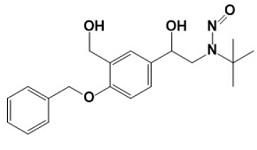 N-NITROSO ALB-II IMP;N-(2-(4-(benzyloxy)-3-(hydroxymethyl)phenyl)-2-hydroxyethyl)-N-(tert-butyl)nitrous amide