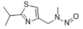 N-Nitroso Atazanavir; 2-((2-Isopropyl-1,3-thiazol-4-yl)methyl)-2-methyl-1-oxohydrazine